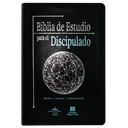 Biblia de Estudio Para El Discipulado Reina Valera 1960 Grande Letra Mediana Imitación Piel Negra [RVR086EEc]