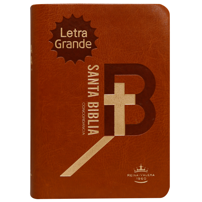 Biblia Reina Valera 1960 Chica Letra Mediana DRG Imitación Piel Café [RVR045cLG]