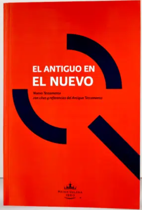 Nuevo Testamento  El Antiguo en el Nuevo Reina Valera 1960 Bolsillo Letra Mediana Rústica Naranja [RVR280EE]