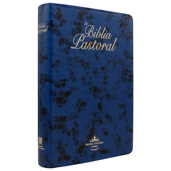 Biblia de Estudio Pastoral Reina Valera 1960 Mediana Letra Mediana Imitación Piel Azul [RVR065cLG]