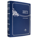 Biblia Reina Valera 1960 Mediana Letra Grande Vinil Azul [RVR062CLG]