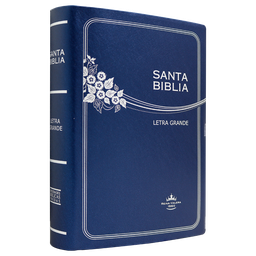 [9788941292876] Biblia Reina Valera 1960 Mediana Letra Grande Vinil Azul [RVR062CLG]